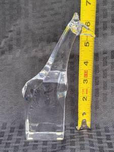 lot 34 image: Orrefors Crystal Giraffe