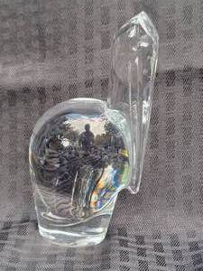 lot 35 image: Baccarat Crystal Pelican Figure, A
