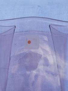lot 80 image: Blonko Amethyst Paper Bag Vase