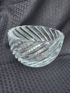 lot 78 image: Orrefors Signed Swirl Body Vase Pair