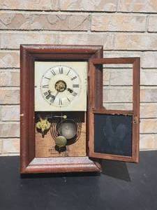lot 63 image: Antique Seth Thomas Kitchen Wall Clock