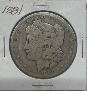 lot 7 image: 1881 Morgan Silver Dollar