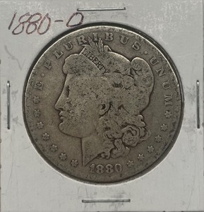 lot 11 image: 1880-O Morgan Silver Dollar