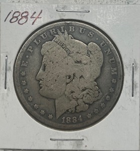 lot 15 image: 1884 Morgan Silver Dollar
