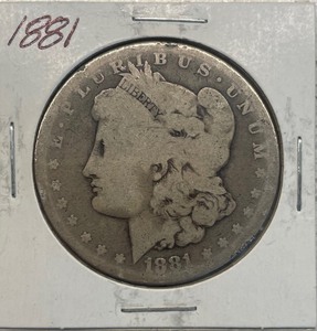 lot 29 image: 1881 Morgan Silver Dollar