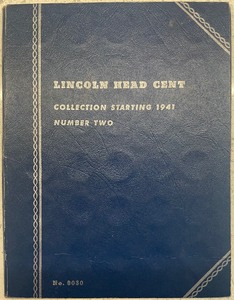 lot 24 image: 53 Lincoln Cent Collection - 20 Wheats, 33 Memorial Cent