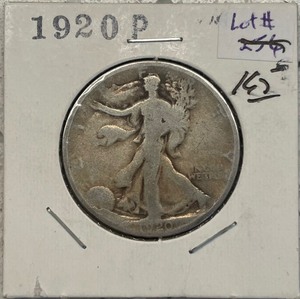 lot 66 image: 1920 Walking Liberty Half Dollar