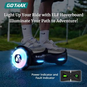 lot 25 image: Gotrax ELFFLASH Hoverboard for Kids