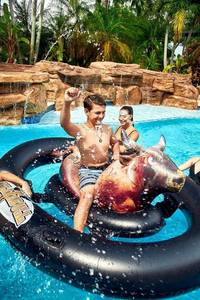 lot 26 image: Inflatabull - Inflatable Pool Float Toy with Bull