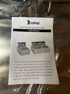 lot 216 image: Zokop Electric Fryer Model EH82 - NEW
