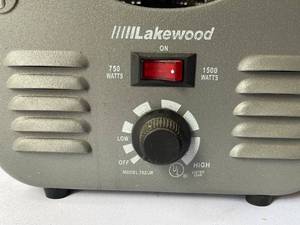 lot 229 image: Lakewood Electric Heater 750  1500 Watts Model 792JR