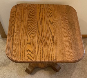 lot 51 image: Wooden Accent Table
