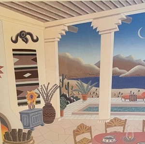 lot 55 image: Thomas McKnight Arizona Framed Print