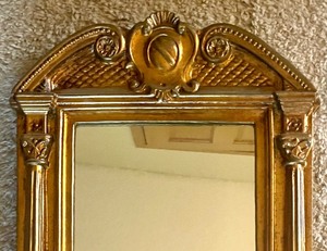 lot 71 image: Vintage Gilded Framed Wall Mirror