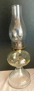 lot 31 image: Two Antique Oil Lamps