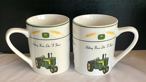 lot 32 image: Six John Deere Mugs