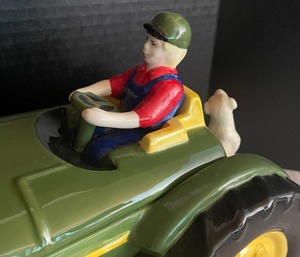 lot 38 image: John Deere Tractor Cookie Jar