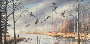 lot 173 image: A Likely Refuge Signed Commemorative Framed Print by Ken Zylla