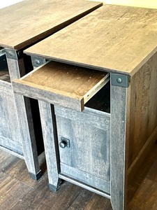 lot 151 image: Pair of Rustic Style End Tables