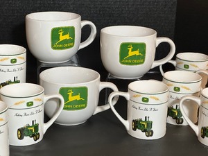 lot 50B image: John Deere Coffee Mugs