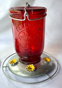 lot 190 image: Two Hummingbird Feeders