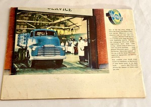 lot 350 image: Vintage Chevrolet Truck Brochure