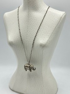 lot 269A image: Brighton ELPHY Silver Elephant Pendant Necklace