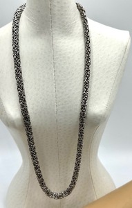 lot 268A image: Sterling Silver Necklace and Bracelet Set
