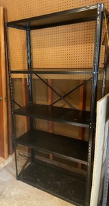 lot 372 image: Magnificent Metal Shelf