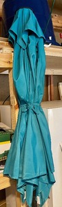 lot 374 image: Terrific Teal Patio Umbrella