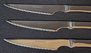 lot 144 image: Chefmate Stainless Steel Steak Knife Set
