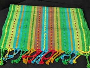 lot 286 image: Colorful Pier One Runner and Placemats
