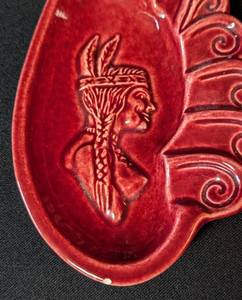 lot 6 image: Red Wing Native American Ashtray