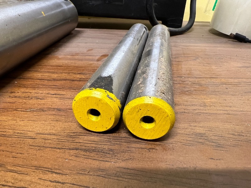 lot 222 image: LANDHERO Universal Bucket Pins, 2 pcs, 25mm x 185mm