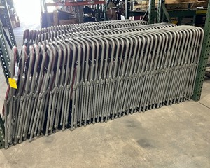 lot 301 image: Steel Folding Chairs  row 1