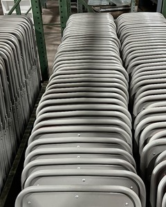 lot 302 image: Steel Folding Chairs  row 2