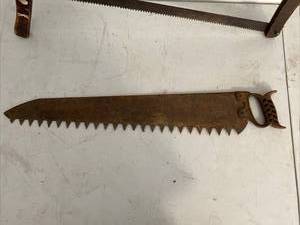 lot 53 image: Vintage Hand Saws