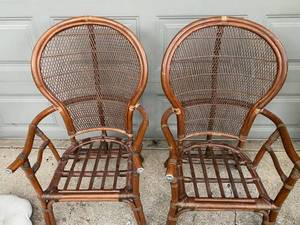 lot 67 image: Two Cane Chairs