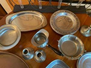 lot 85 image: Assorted Pewter and More