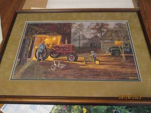 lot 71 image: Lazy Day Farms framed and double ma...