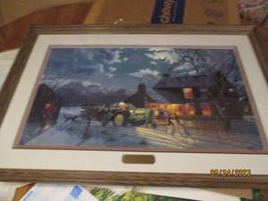 lot 72 image: Winter Can Be Fun framed and doub...