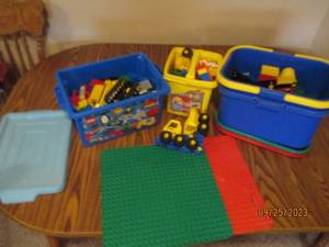 lot 109 image: Collection of Legos Duplo Blocks, ...