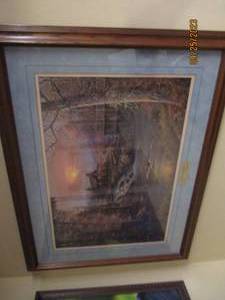 lot 121 image: Indian Summer framed, double matt...