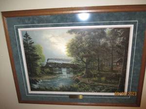 lot 122 image: Cherished Companions framed, doub...