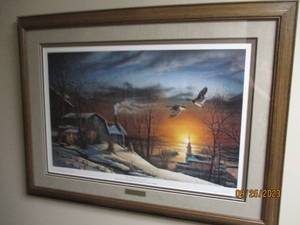 lot 127 image: The Sharing Season framed, double...