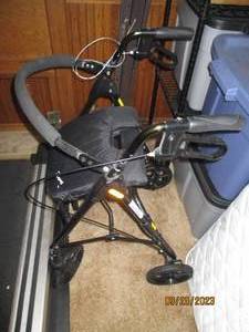 lot 138 image: Fold-up Medical walker with seat an...
