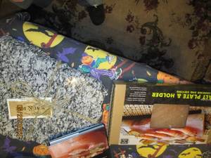 lot 151 image: Himalayan Salt plate, granite servi...