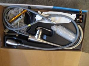 lot 175 image: Moen Kitchen faucet with pull down ...