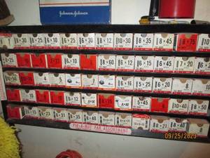 lot 212 image: Wall Hanging part organizer with co...
