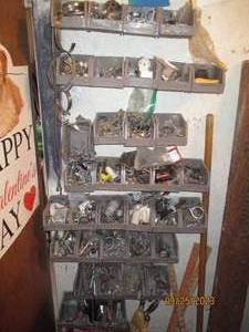 lot 17 image: All wall hanging part organizer Bins